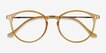 Amity Orange Plastic, MetalEyeglass Frames from EyeBuyDirect, Closed View