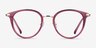 Hollie Cassis Plastic-metalEyeglass Frames from EyeBuyDirect, Front View