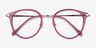 Hollie Cassis Plastic-metalEyeglass Frames from EyeBuyDirect, Closed View