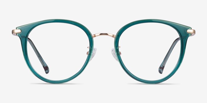 Hollie Teal Plastic-metal Montures de lunettes de vue d'EyeBuyDirect