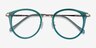 Hollie Teal Plastic-metalEyeglass Frames from EyeBuyDirect, Closed View