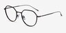 Huxley Tortoise  Gunmetal MetalEyeglass Frames from EyeBuyDirect, Angle View