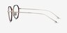 Huxley Tortoise  Golden MetalEyeglass Frames from EyeBuyDirect, Side View