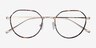 Huxley Tortoise  Golden MetalEyeglass Frames from EyeBuyDirect, Closed View