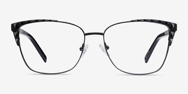 Signora Noir Acetate-metal Montures de lunettes de vue