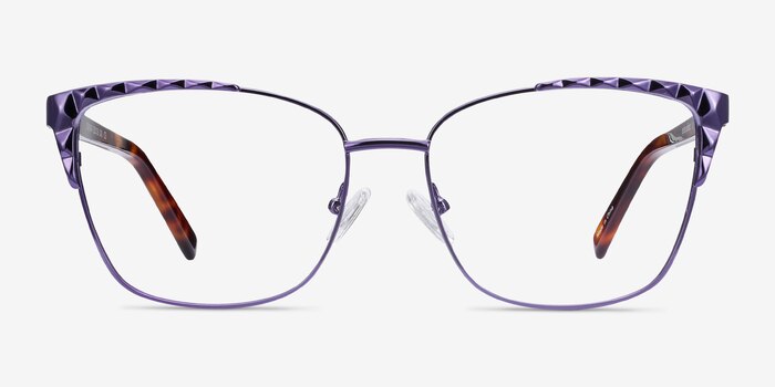 Signora Purple Acetate-metal Eyeglass Frames from EyeBuyDirect