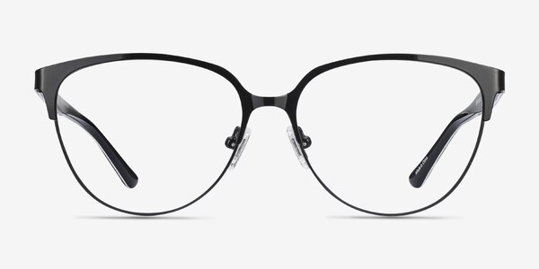 Marigold Black & Leopard Acetate-metal Eyeglass Frames