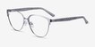Marigold Silver & Reptile Acetate, MetalEyeglass Frames from EyeBuyDirect, Angle View