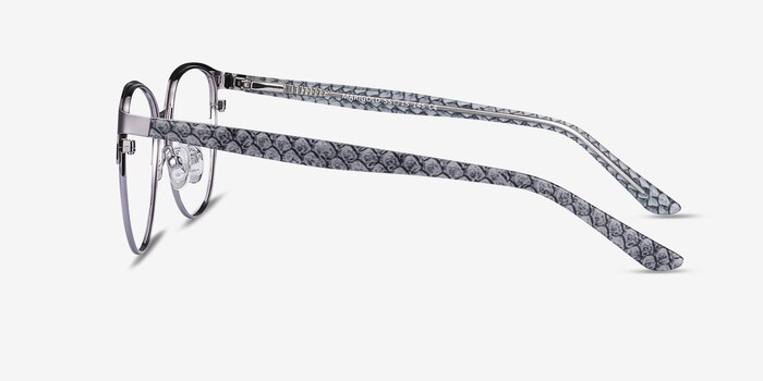 Marigold Silver & Reptile Acetate-metal Eyeglass Frames from EyeBuyDirect