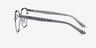 Marigold Silver & Reptile Acetate-metalEyeglass Frames from EyeBuyDirect, Side View