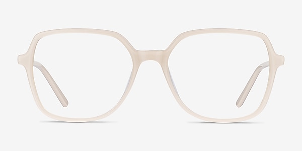 Lenny Cream Acetate-metal Montures de lunettes de vue