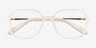 Lenny Cream Acetate-metalEyeglass Frames from EyeBuyDirect, Closed View
