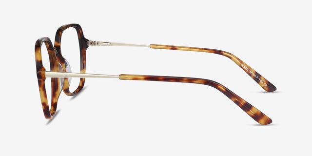 Lenny Tortoise Acetate-metalEyeglass Frames from EyeBuyDirect, Side View