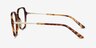 Lenny Tortoise Acetate-metalEyeglass Frames from EyeBuyDirect, Side View