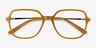 Lenny Mellow Yellow Acetate-metalMontures de lunettes de vue d'EyeBuyDirect, Vue Rapprochée