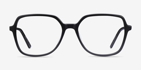 Lenny Noir Acetate-metal Montures de lunettes de vue