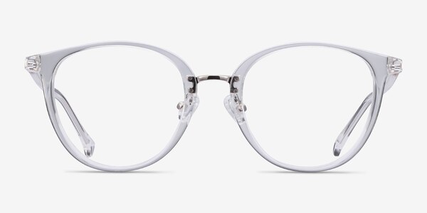 Shelby Transparent Acetate-metal Montures de lunettes de vue