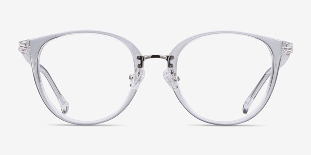 Shelby Clear Acetate-metalEyeglass Frames from EyeBuyDirect, Front View