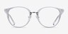 Shelby Clear Acetate-metalEyeglass Frames from EyeBuyDirect, Front View