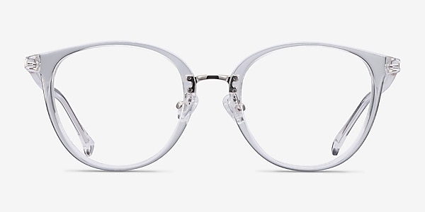 Shelby Transparent Acetate-metal Montures de lunettes de vue