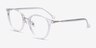 Shelby Clear Acetate-metalEyeglass Frames from EyeBuyDirect, Angle View