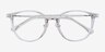 Shelby Clear Acetate-metalEyeglass Frames from EyeBuyDirect, Closed View