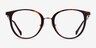 Shelby Tortoise Acetate-metalEyeglass Frames from EyeBuyDirect, Front View