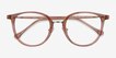 Shelby Clear Brown Acetate, MetalEyeglass Frames from EyeBuyDirect, Closed View