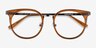 Murphy Brown Acetate-metalEyeglass Frames from EyeBuyDirect, Closed View