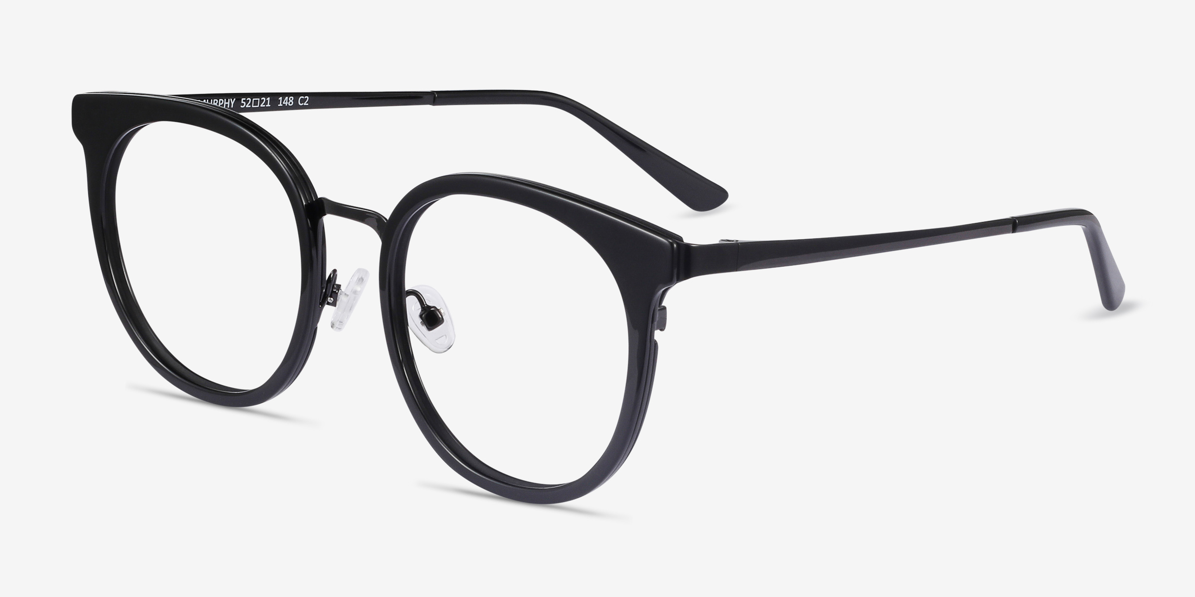 Murphy Round Black Full Rim Eyeglasses Eyebuydirect