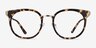 Murphy Tortoise Acetate-metalEyeglass Frames from EyeBuyDirect, Front View