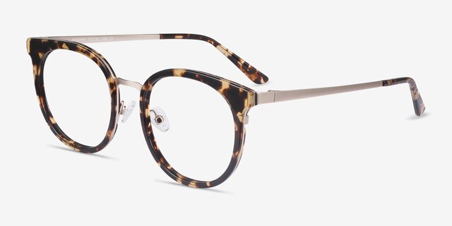 Murphy Tortoise Acetate-metalEyeglass Frames from EyeBuyDirect, Angle View