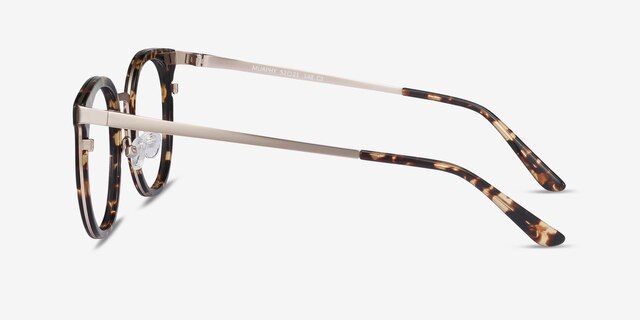 Murphy Tortoise Acetate-metalEyeglass Frames from EyeBuyDirect, Side View