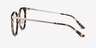 Murphy Tortoise Acetate-metalEyeglass Frames from EyeBuyDirect, Side View