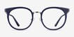 Murphy Navy Acetate, MetalEyeglass Frames from EyeBuyDirect, Front View