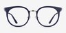 Murphy Navy Acetate-metalEyeglass Frames from EyeBuyDirect, Front View