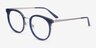 Murphy Navy Acetate-metalEyeglass Frames from EyeBuyDirect, Angle View