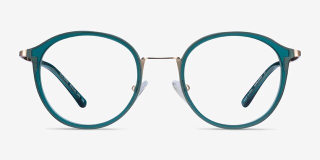 Colman Green Acetate-metalEyeglass Frames from EyeBuyDirect, Front View
