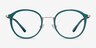 Colman Green Acetate-metalEyeglass Frames from EyeBuyDirect, Front View