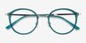 Colman Green Acetate-metalEyeglass Frames from EyeBuyDirect, Closed View