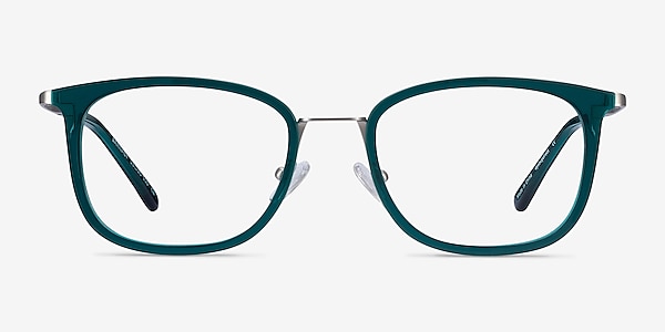 Barnaby Teal Acetate-metal Montures de lunettes de vue