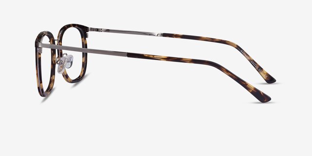 Barnaby Tortoise Acetate-metalEyeglass Frames from EyeBuyDirect, Side View
