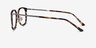 Barnaby Tortoise Acetate-metalEyeglass Frames from EyeBuyDirect, Side View