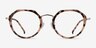Claire Ivory Tortoise AcetateEyeglass Frames from EyeBuyDirect, Front View