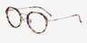 Claire Ivory Tortoise AcetateEyeglass Frames from EyeBuyDirect, Angle View