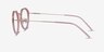 Claire Pink  Rose Gold AcetateEyeglass Frames from EyeBuyDirect, Side View