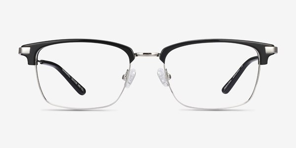 Maxwell Black Acetate-metal Eyeglass Frames
