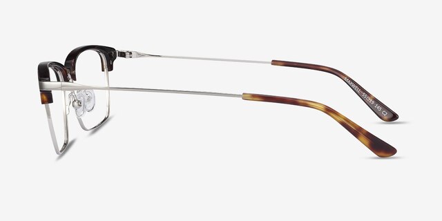 Maxwell Tortoise Acetate-metalEyeglass Frames from EyeBuyDirect, Side View
