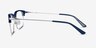 Maxwell Navy Acetate-metalEyeglass Frames from EyeBuyDirect, Side View