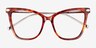 Domy Tortoise Acetate-metalEyeglass Frames from EyeBuyDirect, Closed View